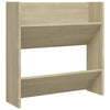 Veggskoskap 2 stk sonoma eik 60x18x60 cm sponplater