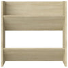 Veggskoskap 2 stk sonoma eik 60x18x60 cm sponplater