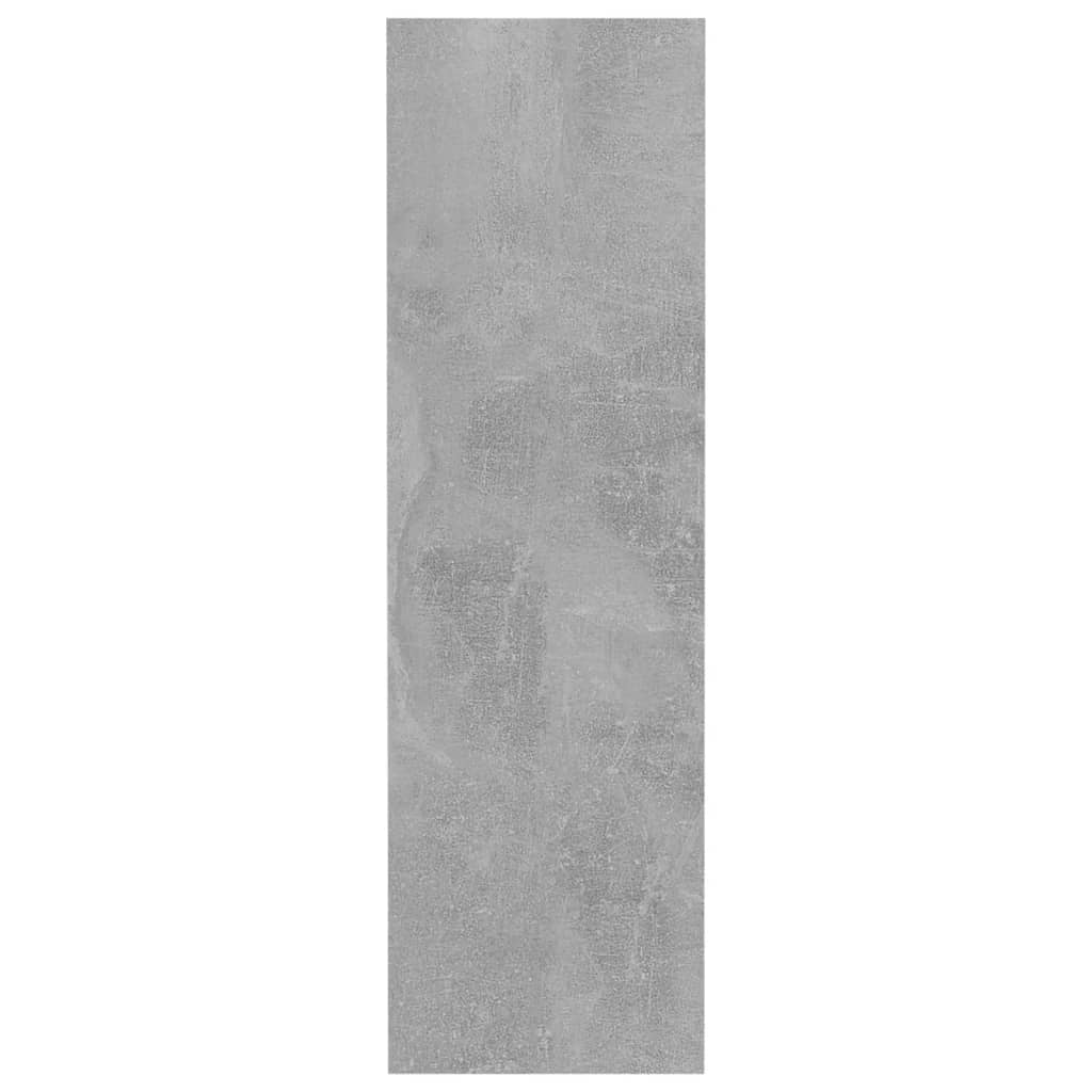 Veggskoskap 2 stk betonggrå 60x18x60 cm sponplate
