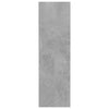 Veggskoskap 2 stk betonggrå 60x18x60 cm sponplate