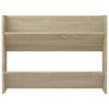 Veggskoskap sonoma eik 80x18x60 cm konstruert tre