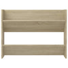Veggskoskap 2 stk sonoma eik 80x18x60 cm sponplater