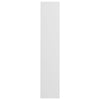 Veggskoskap hvit 60x18x90 cm sponplater