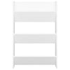 Veggskoskap 2 stk hvit 60x18x90 cm sponplater