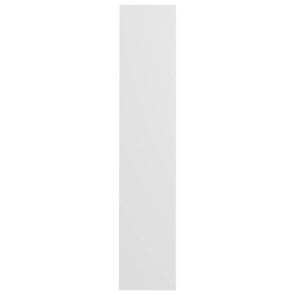 Veggskoskap 2 stk hvit 60x18x90 cm sponplater
