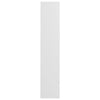 Veggskoskap 2 stk hvit 60x18x90 cm sponplater