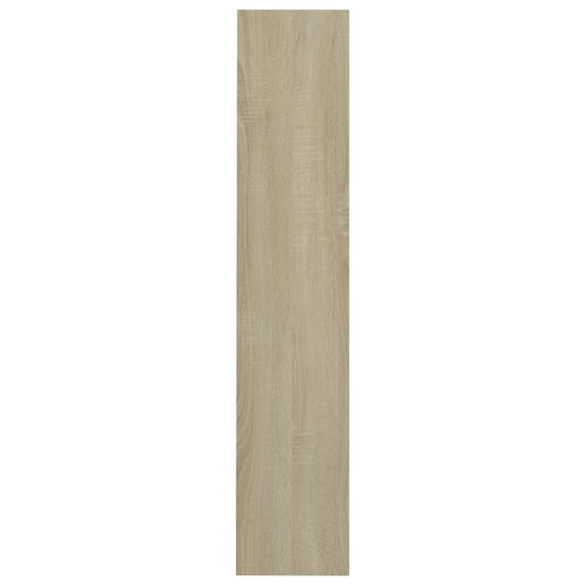 Veggskoskap sonoma eik 60x18x90 cm sponplate