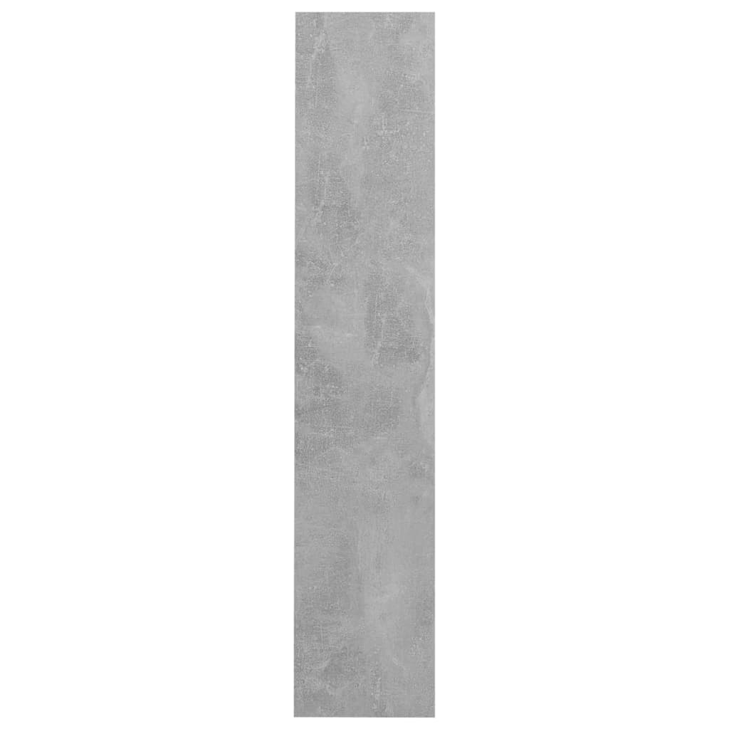 Veggskoskap 2 stk betonggrå 60x18x90 cm sponplater