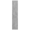 Veggskoskap 2 stk betonggrå 60x18x90 cm sponplater