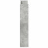 Veggskoskap 2 stk betonggrå 80x18x90 cm sponplater