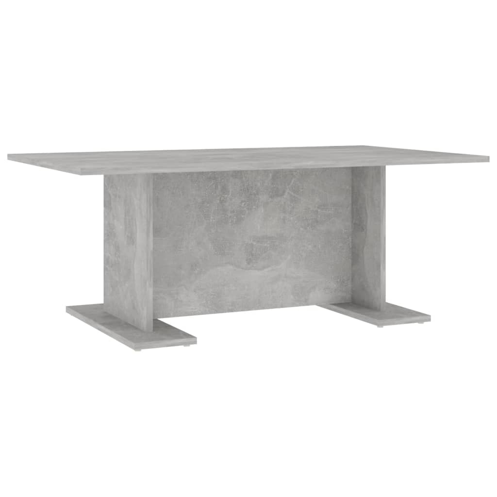 Salongbord betonggrå 103,5x60x40 cm konstruert tre