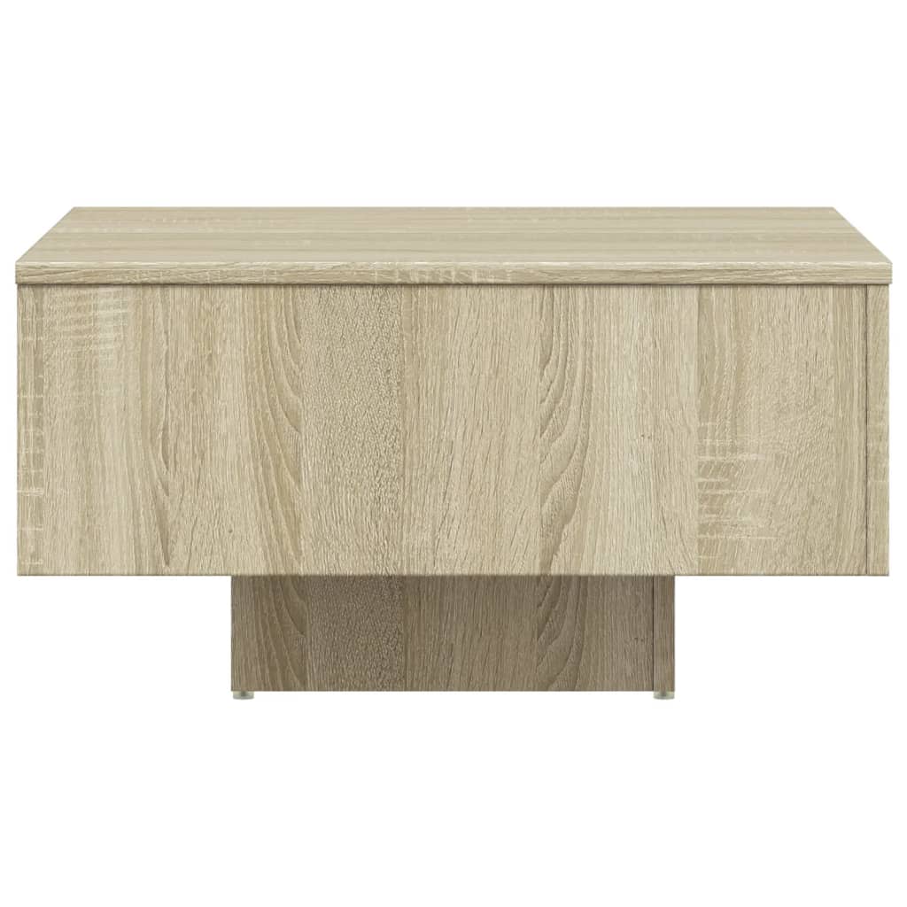 Salongbord sonoma eik 60x60x31,5 cm konstruert tre