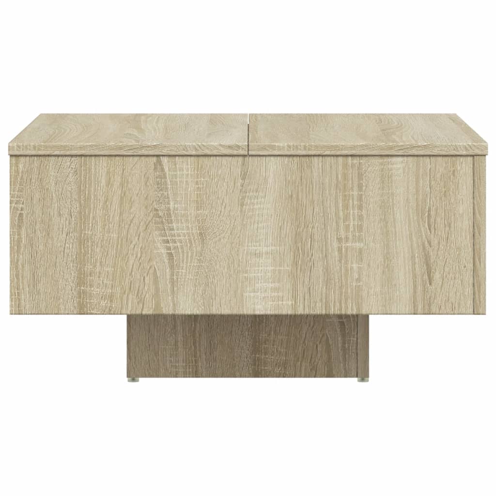 Salongbord sonoma eik 60x60x31,5 cm konstruert tre