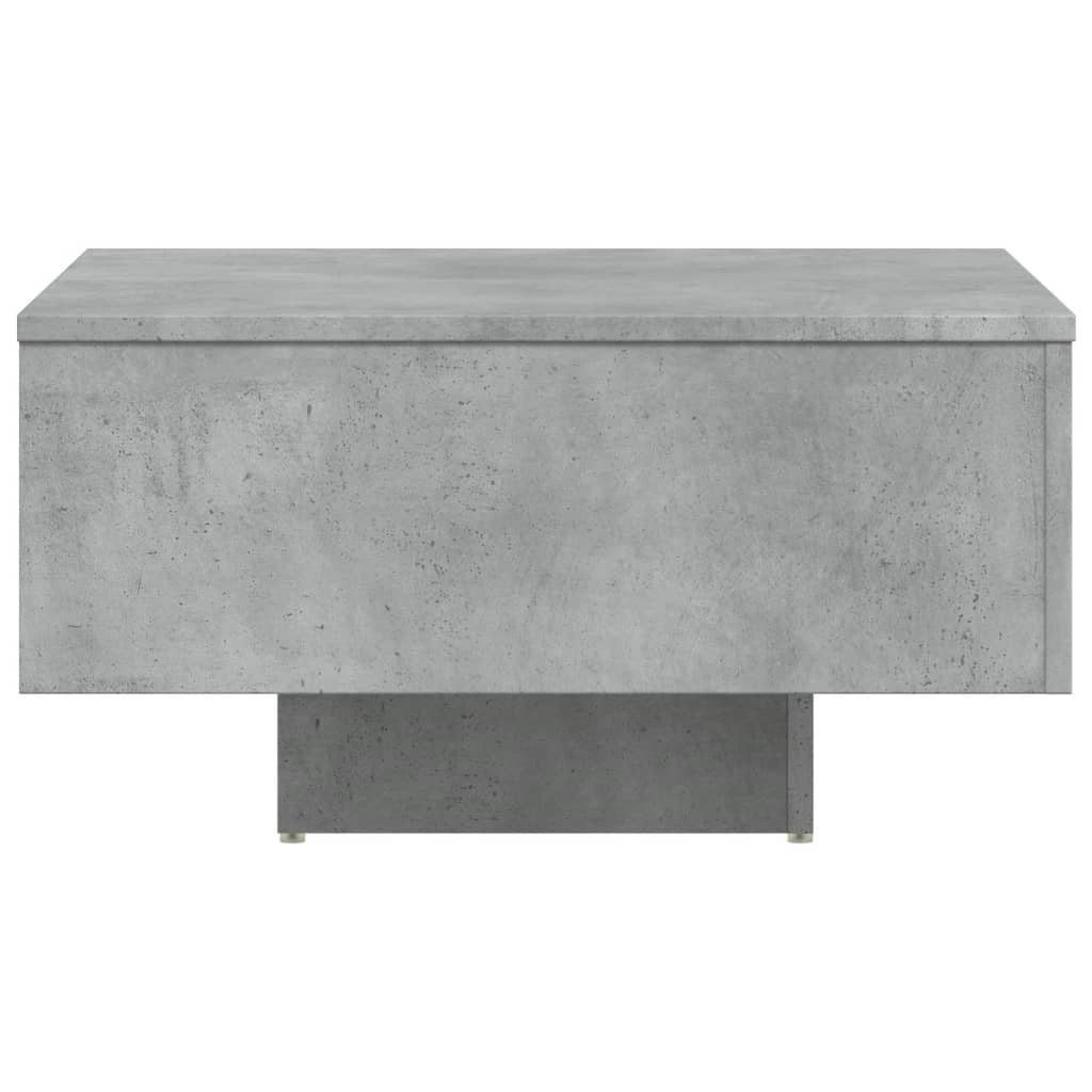 Salongbord betonggrå 60x60x31,5 cm konstruert tre
