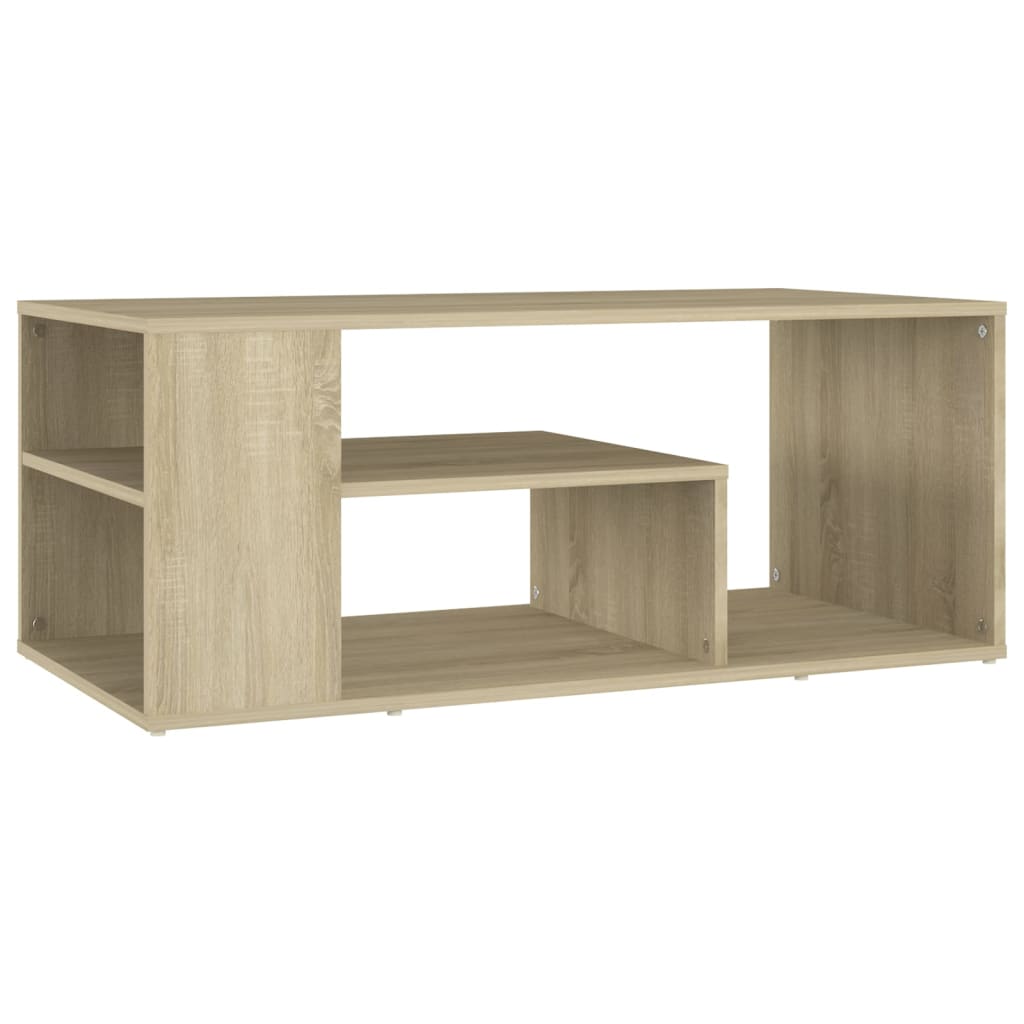 Salongbord Sonoma eik 100x50x40 cm konstruert tre