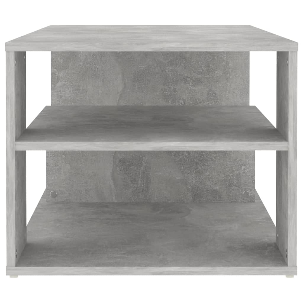Salongbord betonggrå 100x50x40 cm konstruert tre