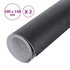 Bilfolier 2 stk matt svart 100x150 cm