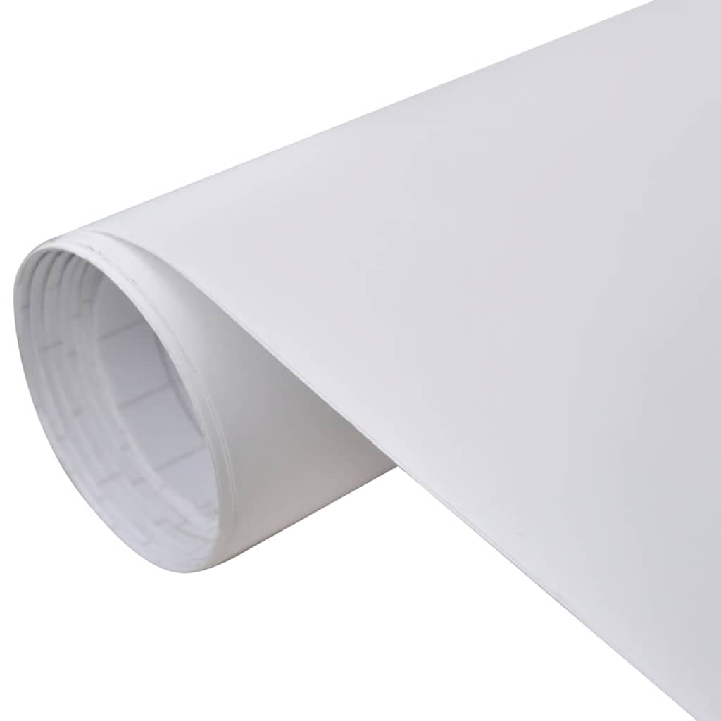 Bilfolier 2 stk matt hvit 100x150 cm+50x150 cm vidaXL
