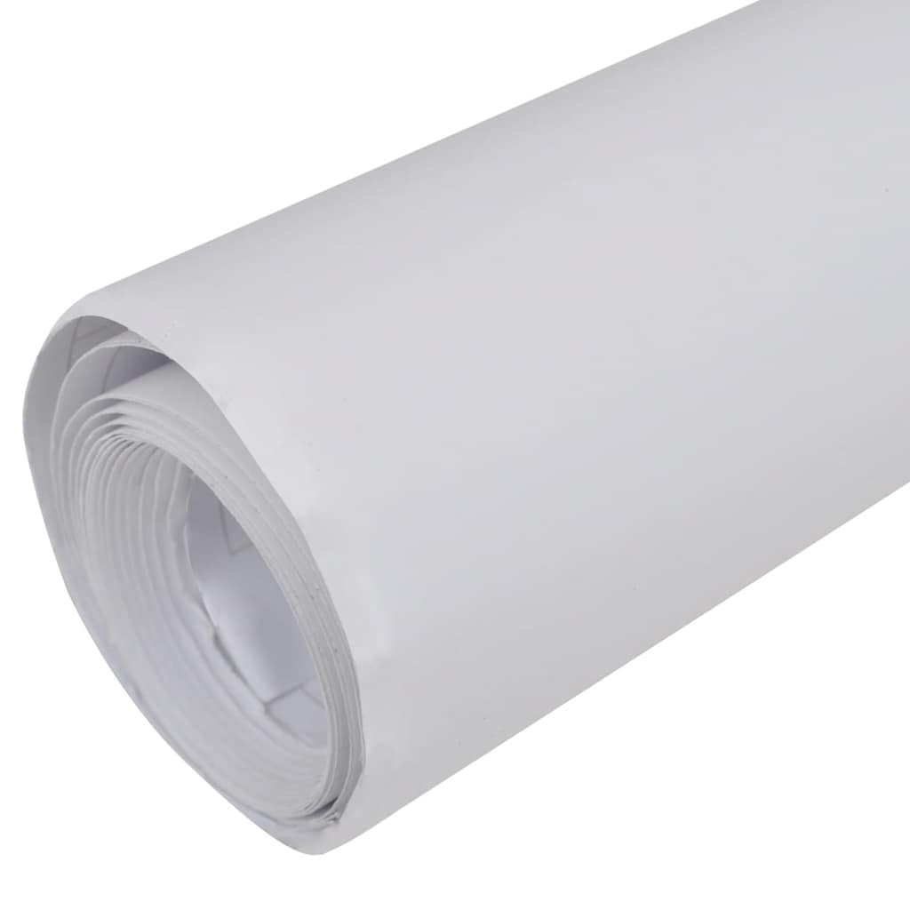Bilfolier 2 stk matt hvit 100x150 cm+50x150 cm vidaXL