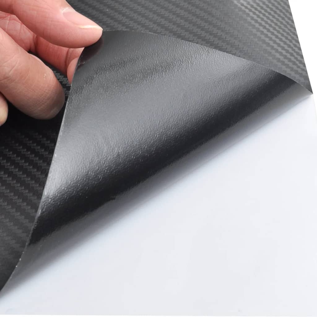 Bilfolier 2 stk 3D svart 100x150 cm+50x150 cm