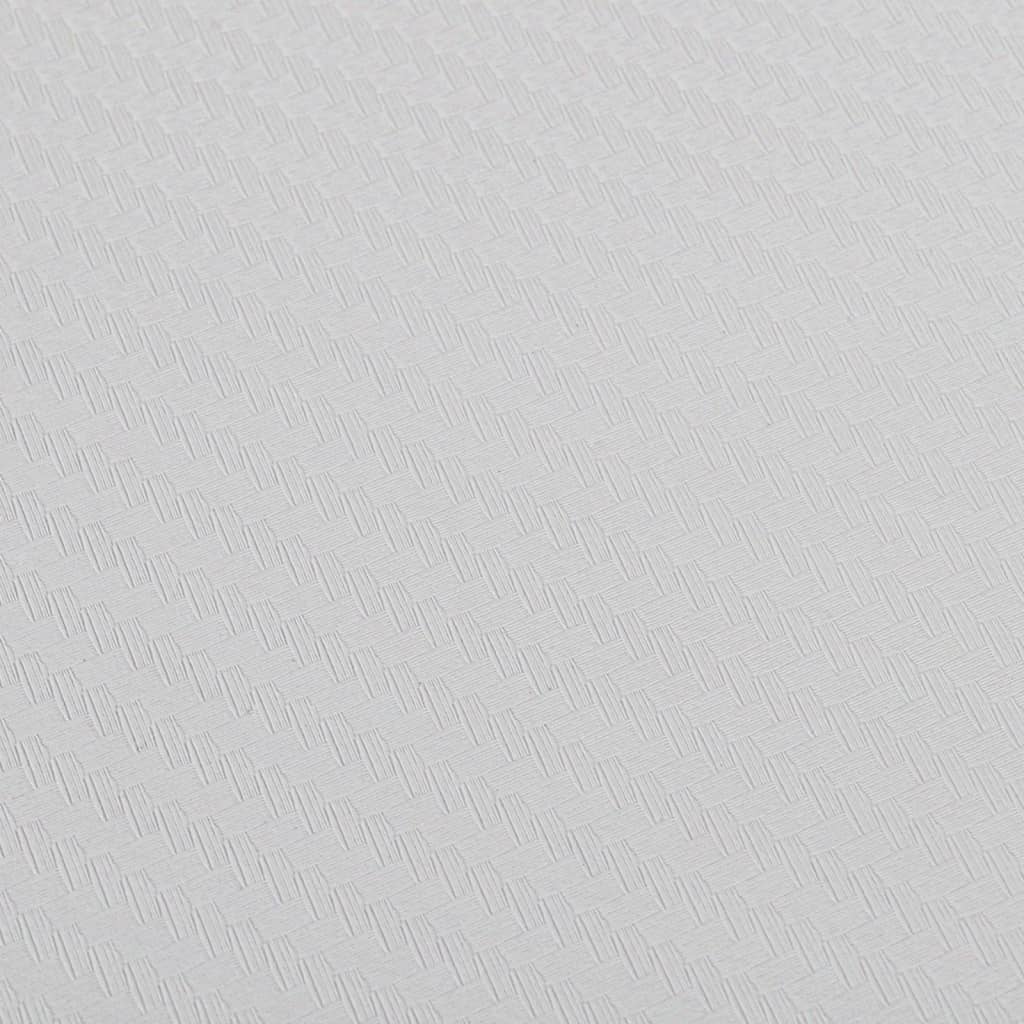 Bilfolier 2 stk 3D hvit 100x150 cm+50x150 cm