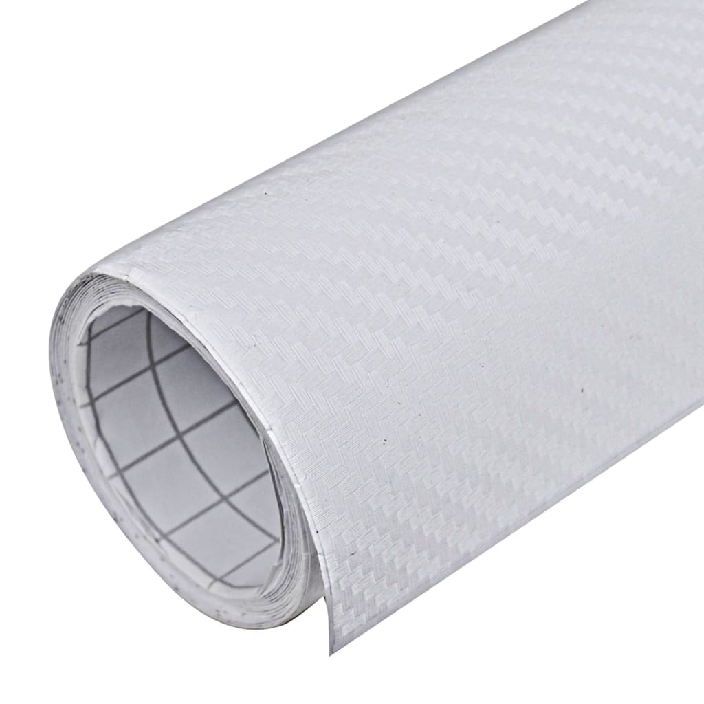 Bilfolier 2 stk 3D hvit 100x150 cm