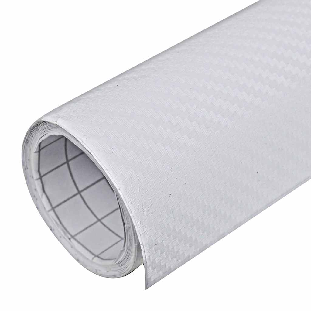 Bilfolier 2 stk 3D hvit 100x150 cm
