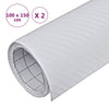 Bilfolier 2 stk 3D hvit 100x150 cm