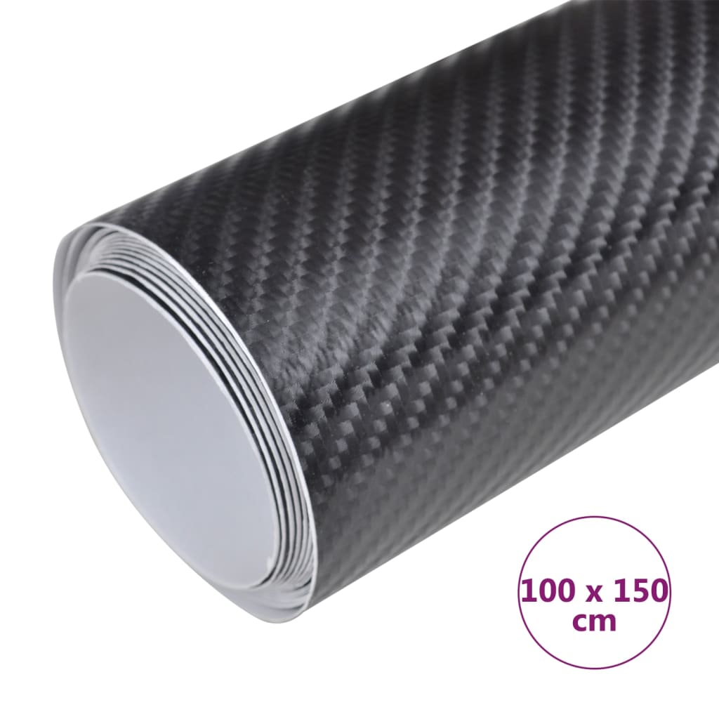 Bilfolie 4D svart 100x150 cm
