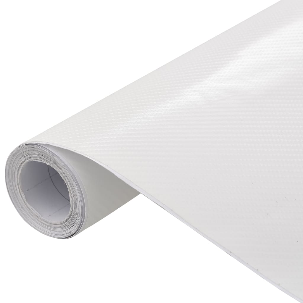 Bilfolier 2 stk 4D hvit 100x150 cm+50x150 cm
