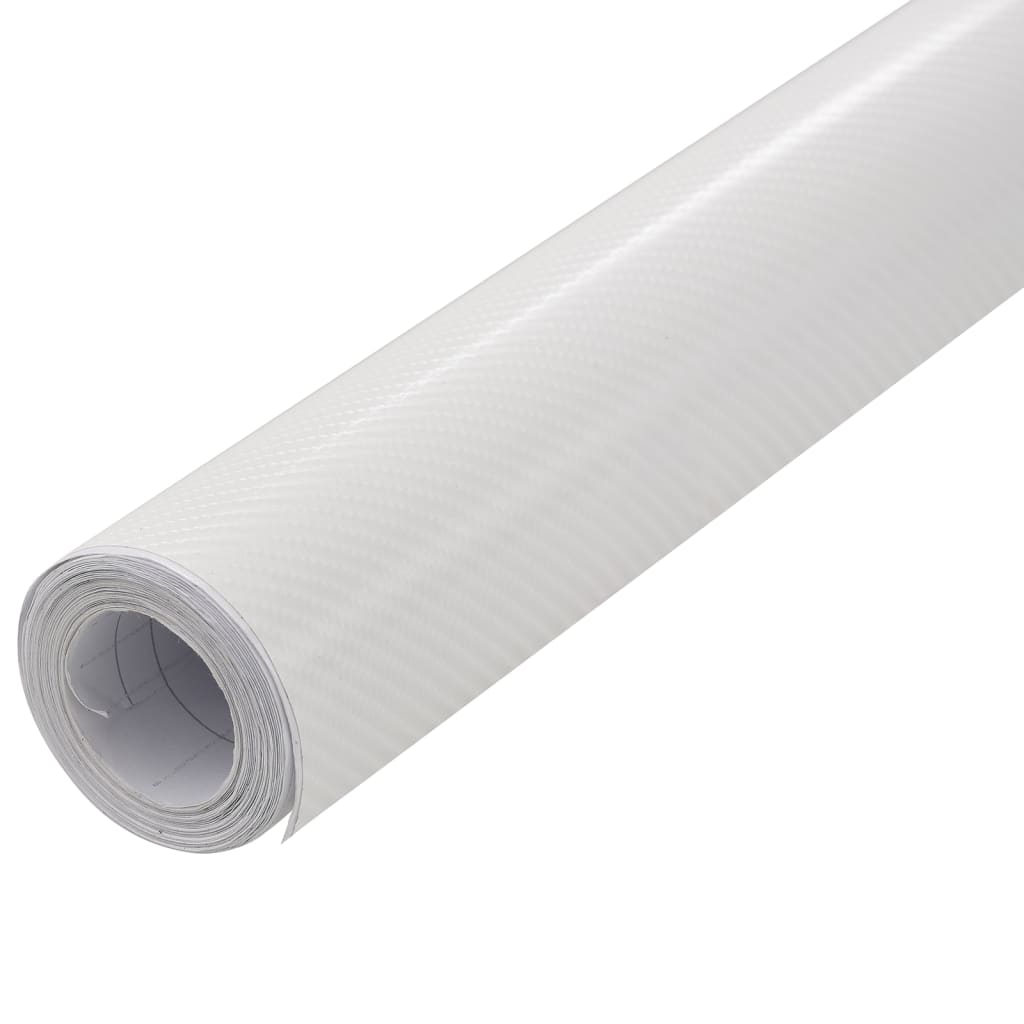 Bilfolier 2 stk 4D hvit 100x150 cm+50x150 cm