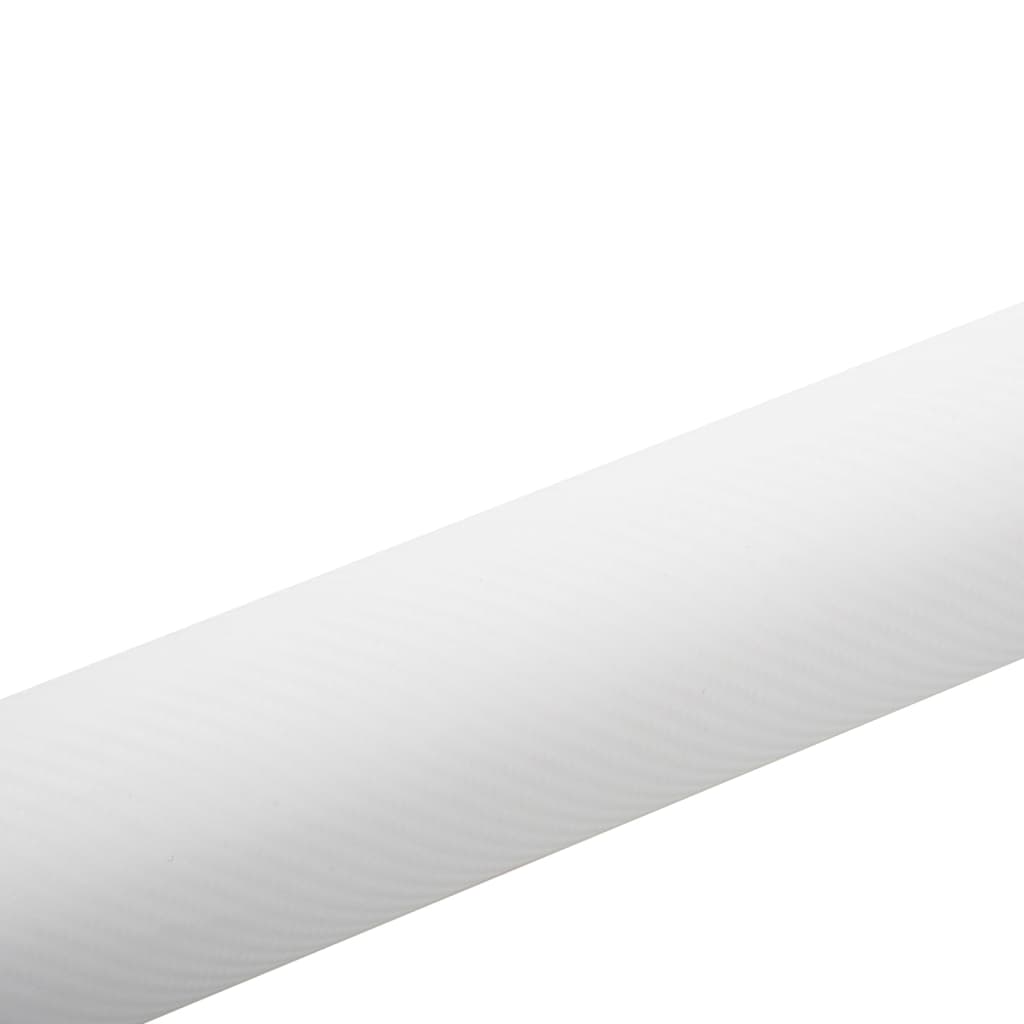 Bilfolier 2 stk 4D hvit 100x150 cm+50x150 cm