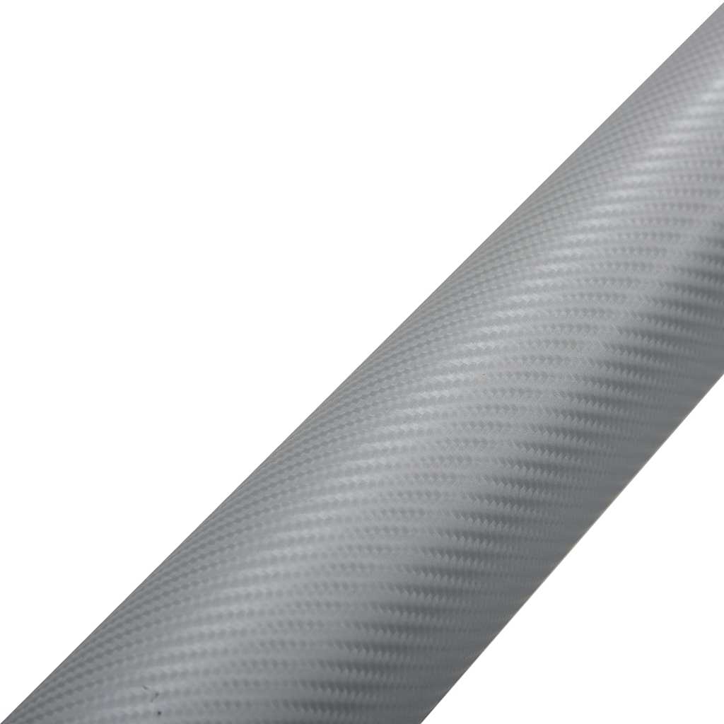 Bilfolier 2 stk 4D sølv 100x150 cm+50x150 cm
