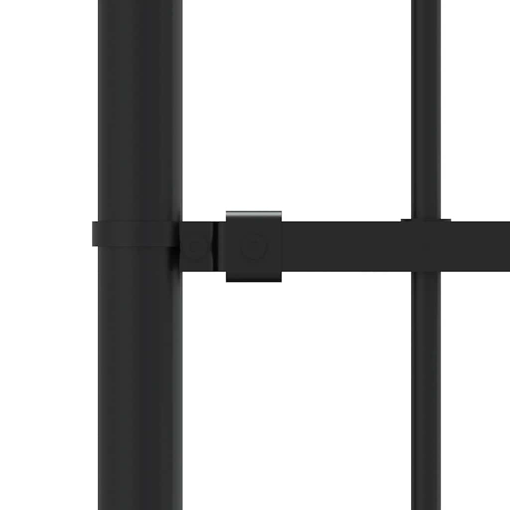 Hagegjerde Woerden med spydtopp svart 240x75 cm stål