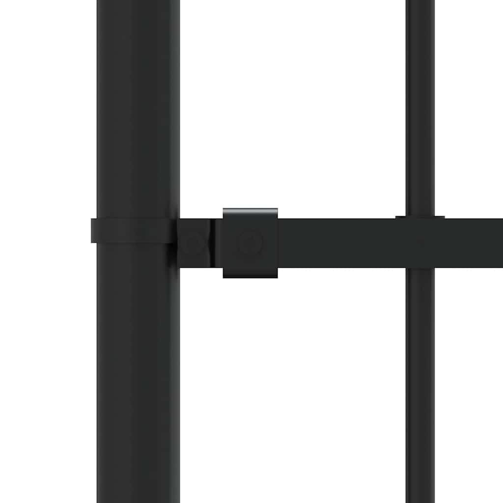Hagegjerde Woerden med spydtopp svart 240x150 cm stål