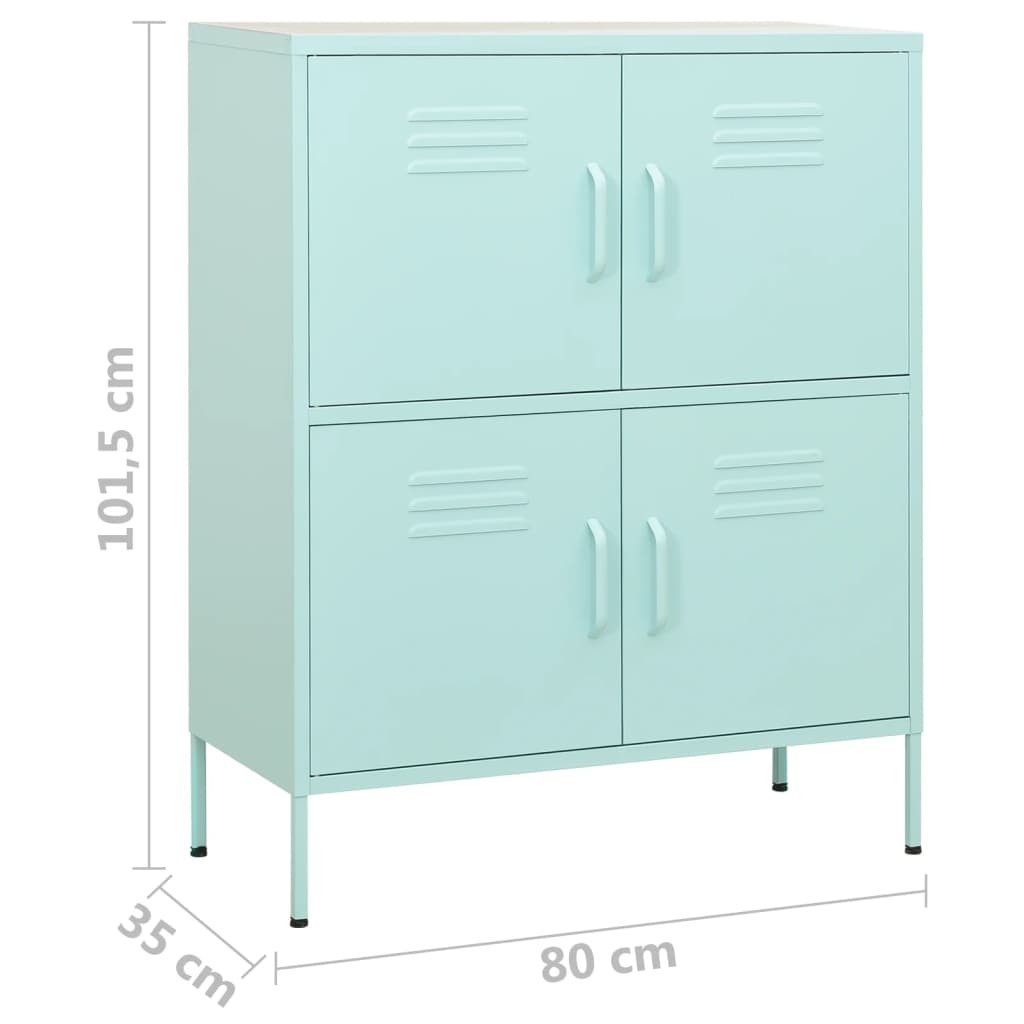 Oppbevaringsskap mint 80x35x101,5 cm stål