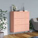 Kommode rosa 80x35x101,5 cm stål