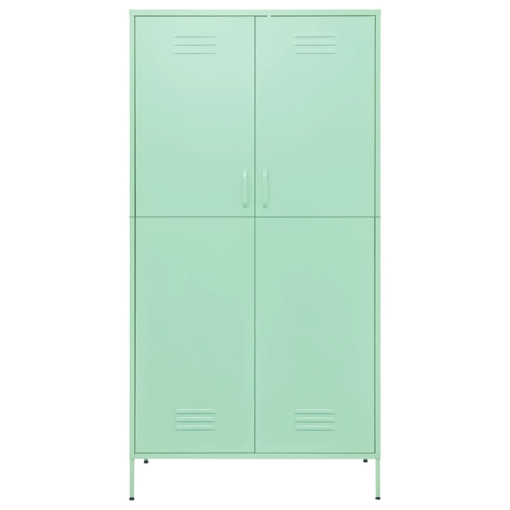 Garderobe mint 90x50x180 cm stål