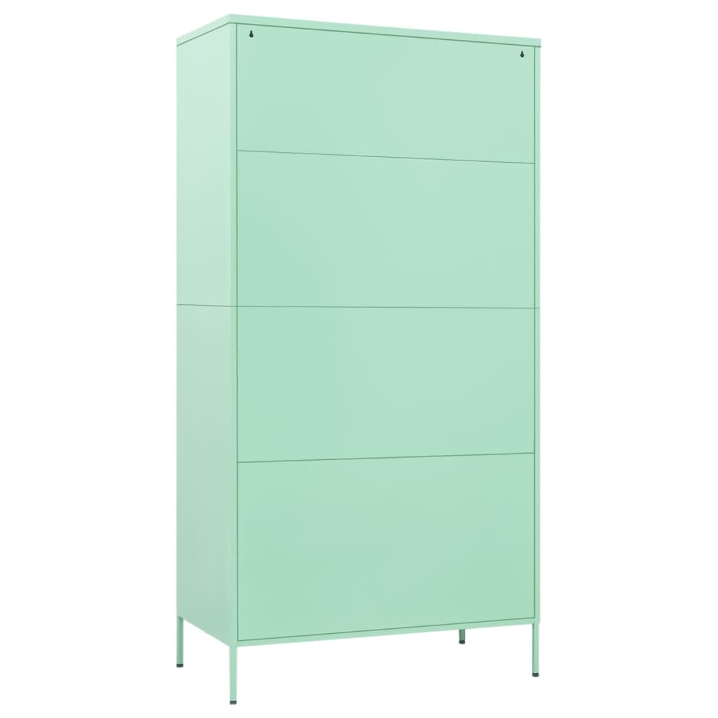 Garderobe mint 90x50x180 cm stål