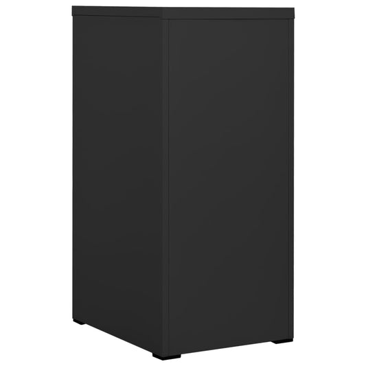 Arkivskap 46x62x102,5 cm stål antrasitt vidaXL