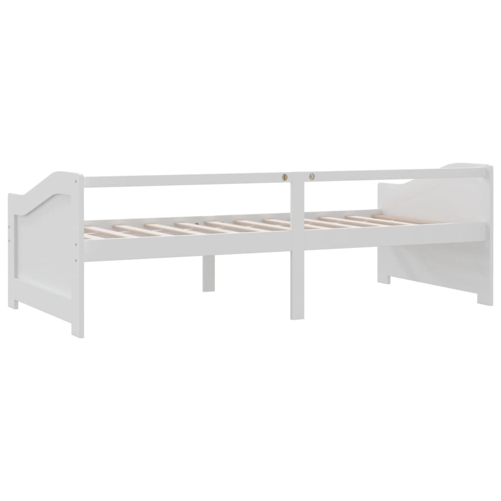 Sengeramme 3 seter heltre furu 90x200 cm hvit
