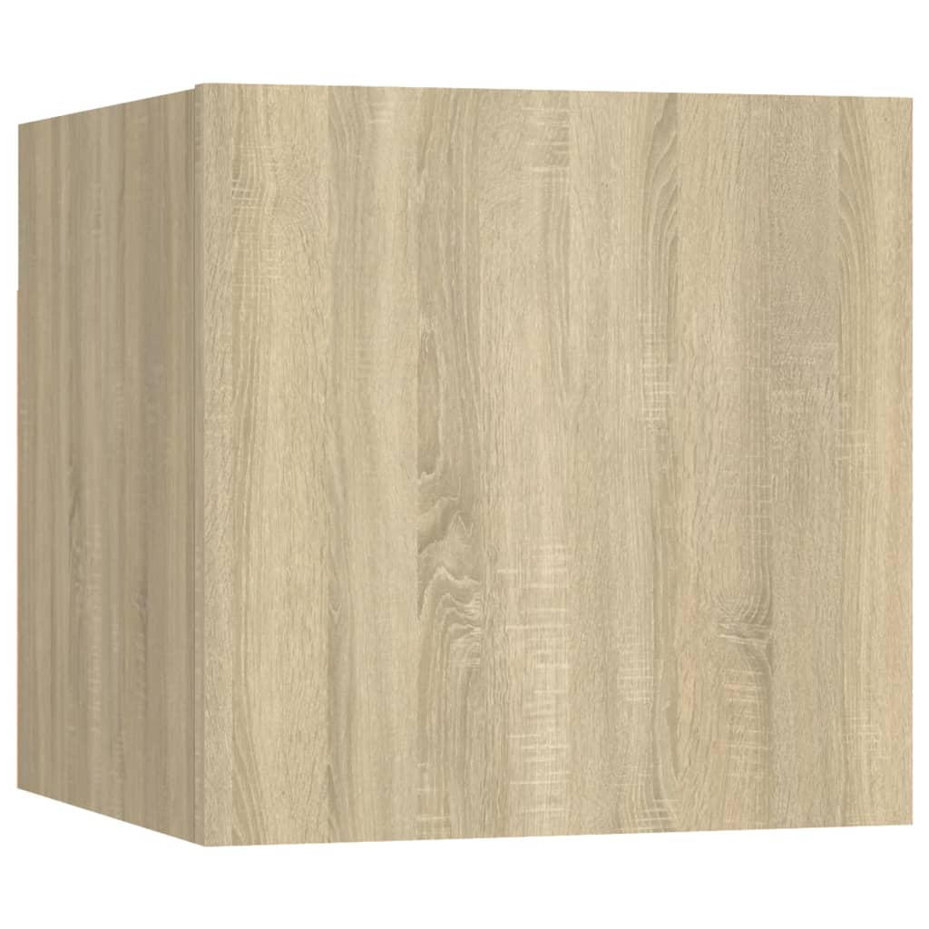 Nattbord 2 stk sonoma eik 30,5x30x30 cm konstruert tre vidaXL
