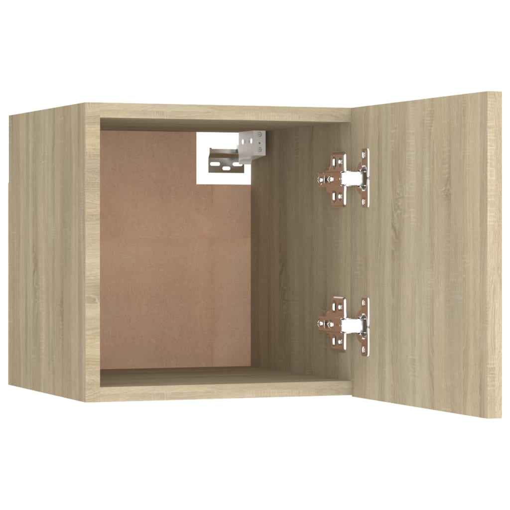Nattbord 2 stk sonoma eik 30,5x30x30 cm konstruert tre vidaXL
