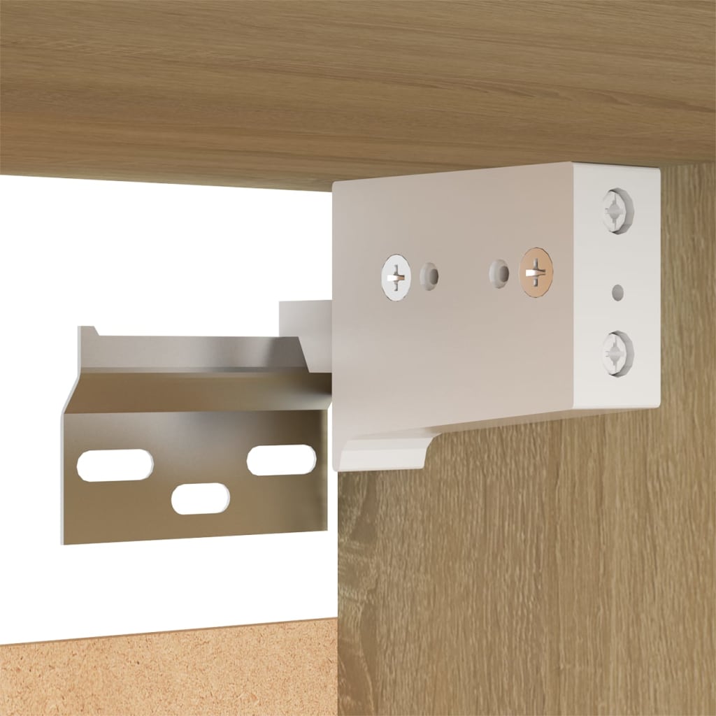 Nattbord 2 stk sonoma eik 30,5x30x30 cm konstruert tre vidaXL