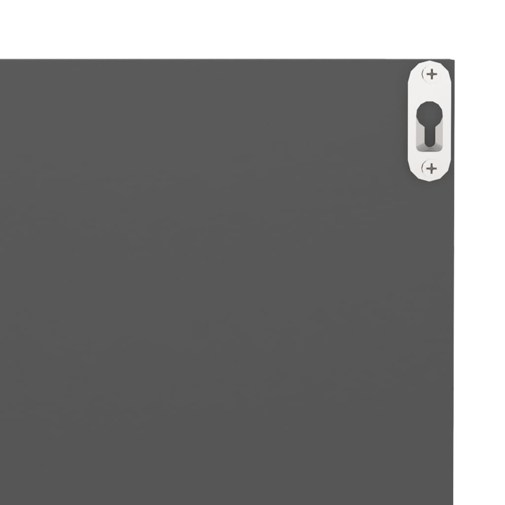 Vegghyller 4 stk grå 40x11,5x18 cm konstruert tre