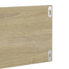 Vegghyller 2 stk sonoma eik 80x11,5x18 cm konstruert tre