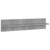 Vegghyller 2 stk betonggrå 80x11,5x18 cm konstruert tre
