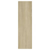 Vegghylle sonoma eik 75x16x55 cm konstruert tre