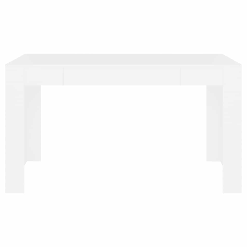 Spisebord hvit 140x74,5x76 cm konstruert tre