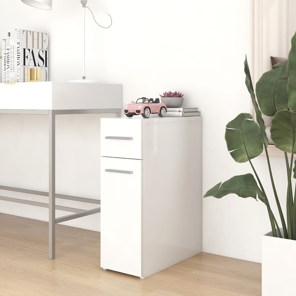 Apotekskap hvit 20x45,5x60 cm konstruert tre